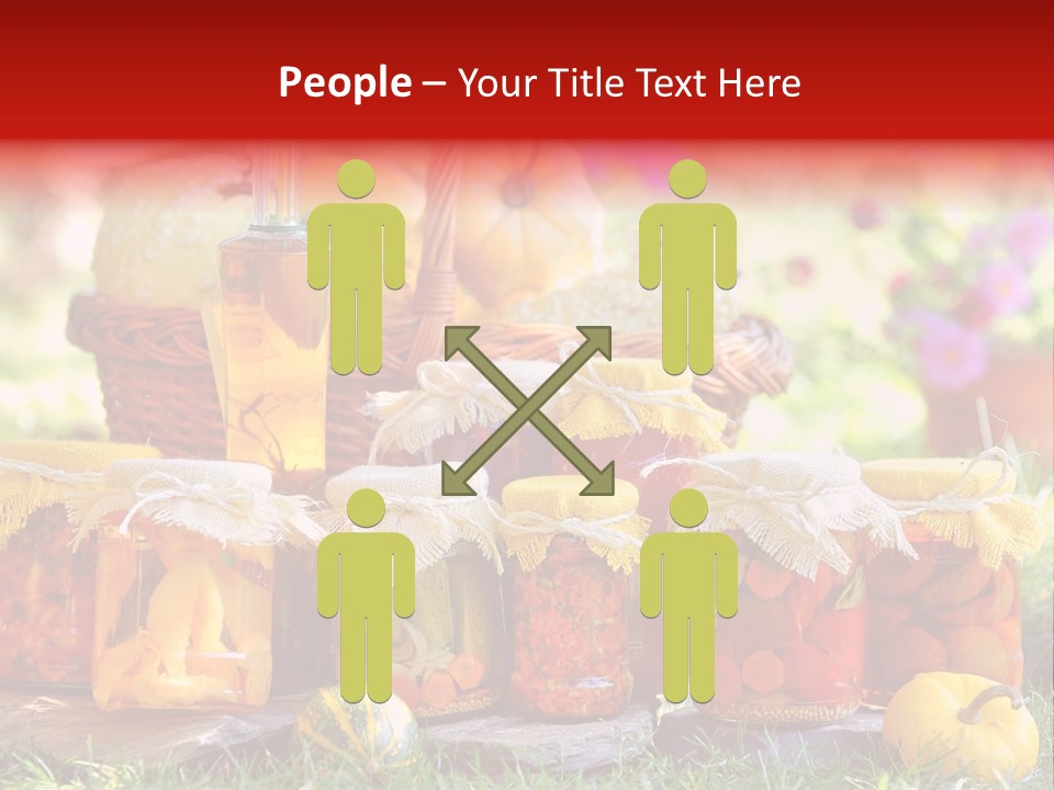 Conservas De Alimentos PowerPoint Template