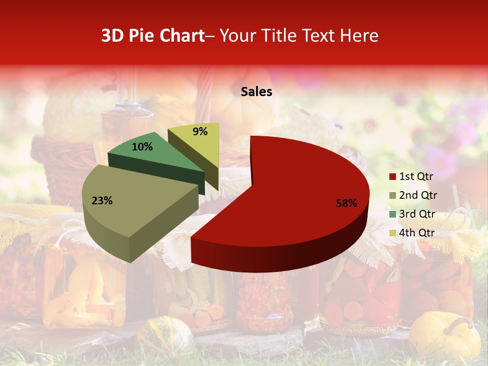 Conservas De Alimentos PowerPoint Template