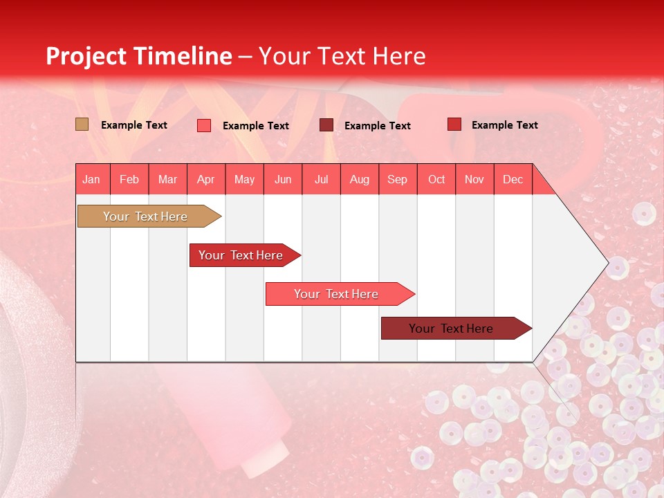 White Tailor Fabric PowerPoint Template