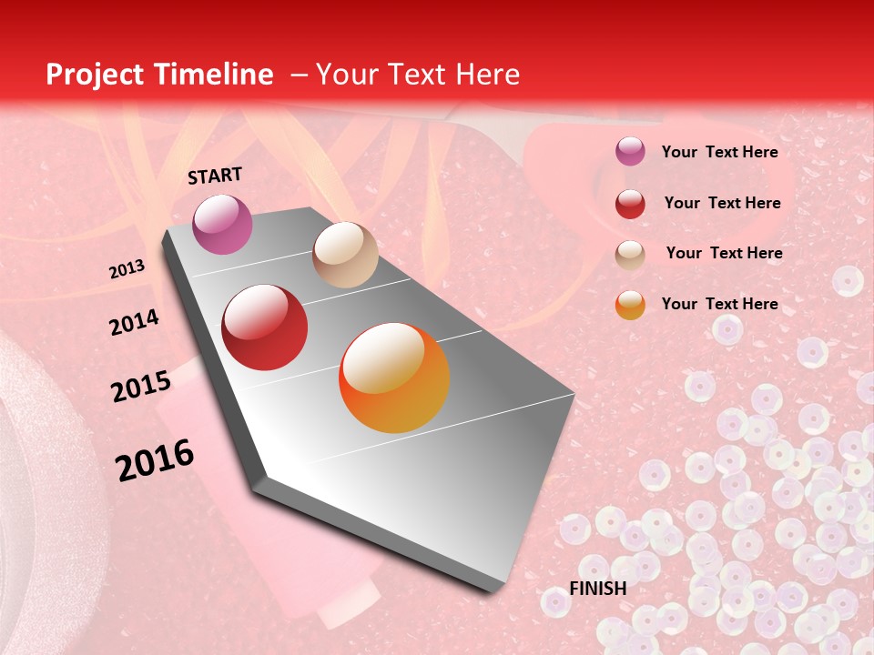 White Tailor Fabric PowerPoint Template