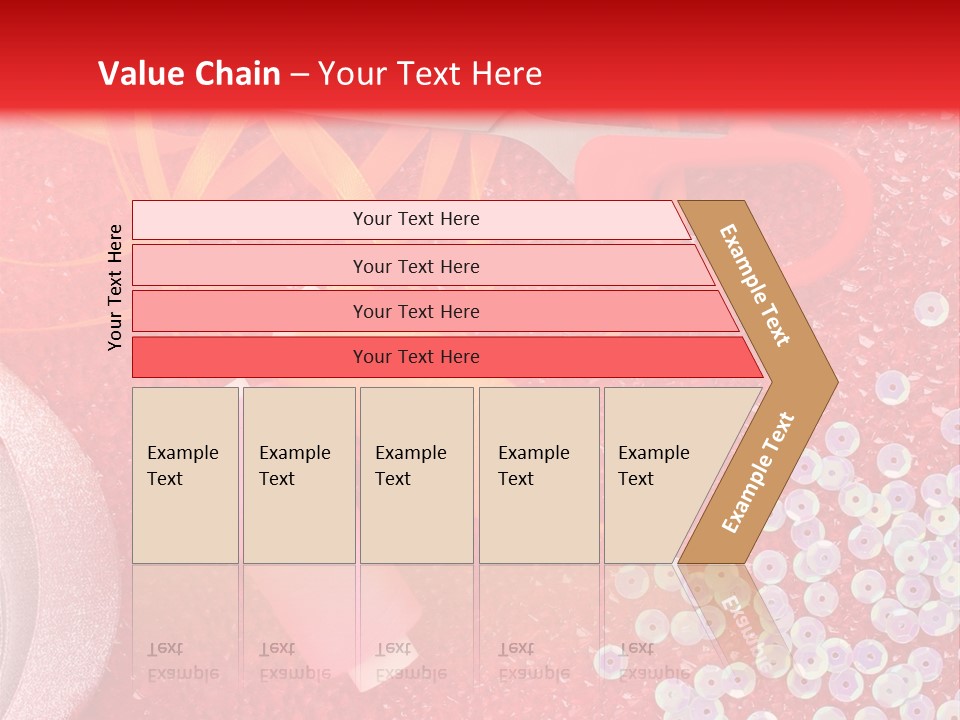 White Tailor Fabric PowerPoint Template
