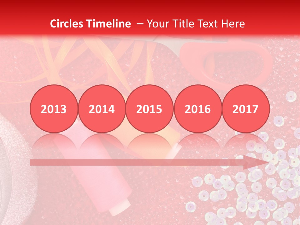 White Tailor Fabric PowerPoint Template