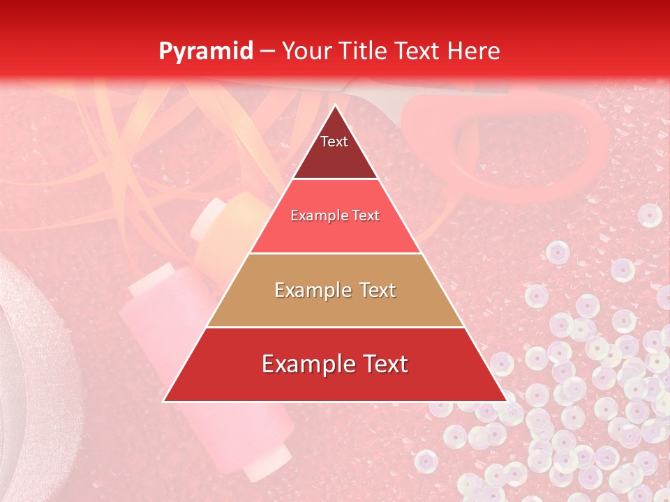 White Tailor Fabric PowerPoint Template