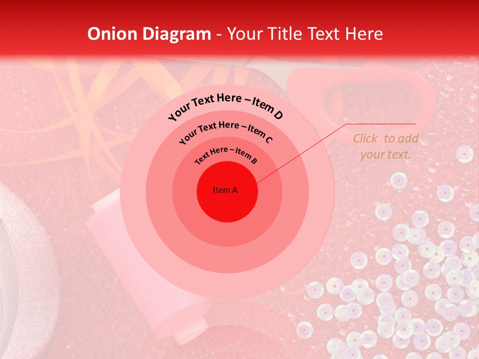 White Tailor Fabric PowerPoint Template