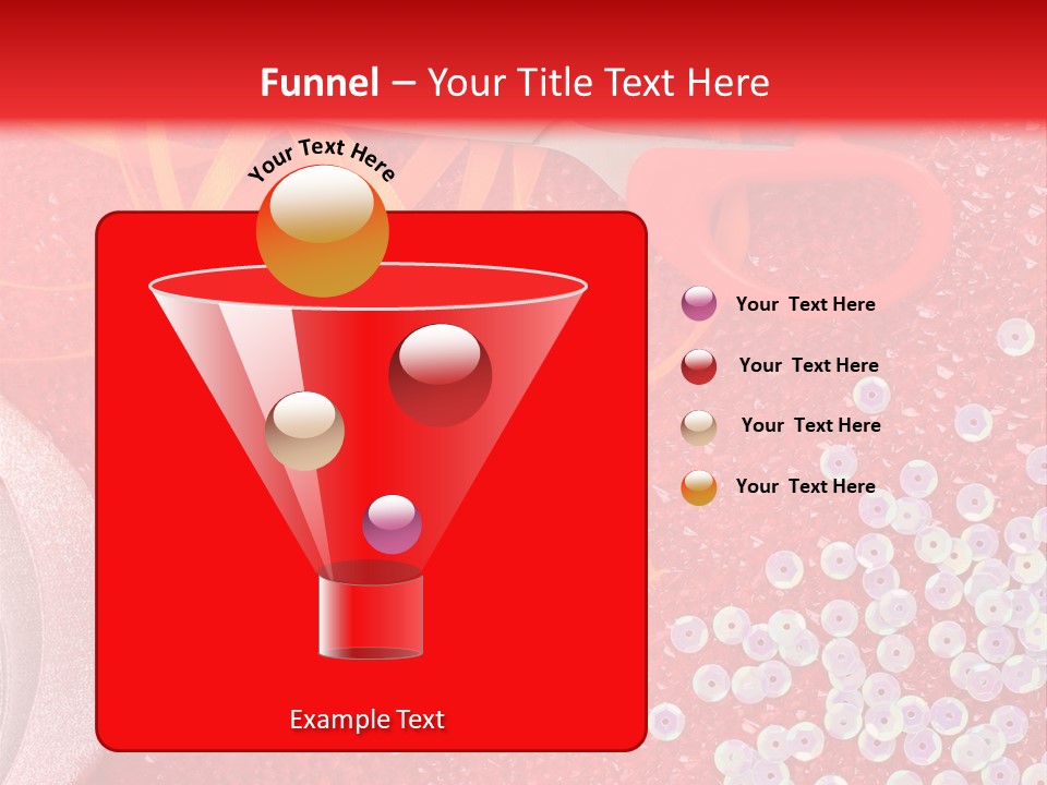 White Tailor Fabric PowerPoint Template