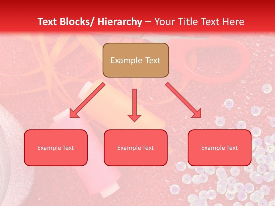White Tailor Fabric PowerPoint Template