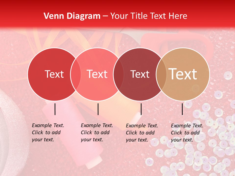 White Tailor Fabric PowerPoint Template