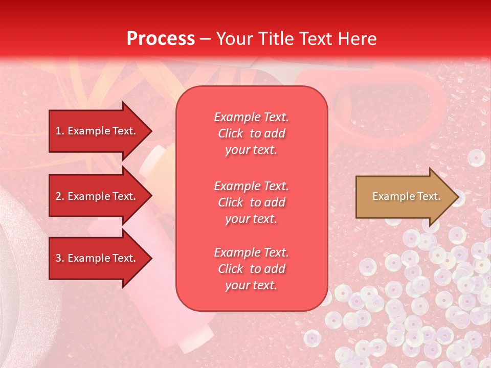 White Tailor Fabric PowerPoint Template