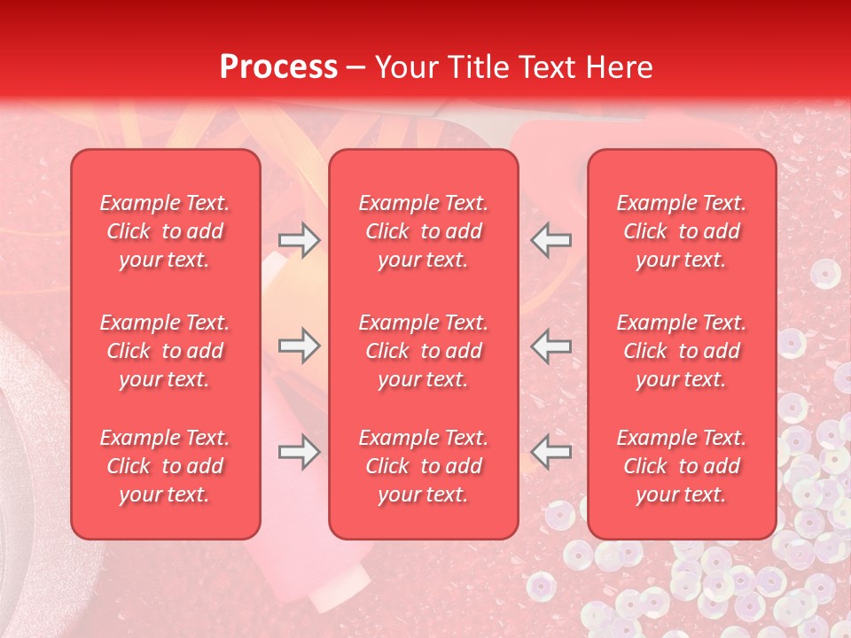 White Tailor Fabric PowerPoint Template