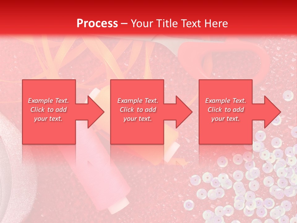 White Tailor Fabric PowerPoint Template