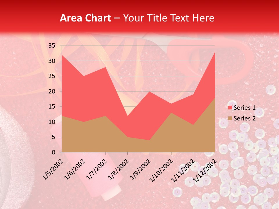 White Tailor Fabric PowerPoint Template