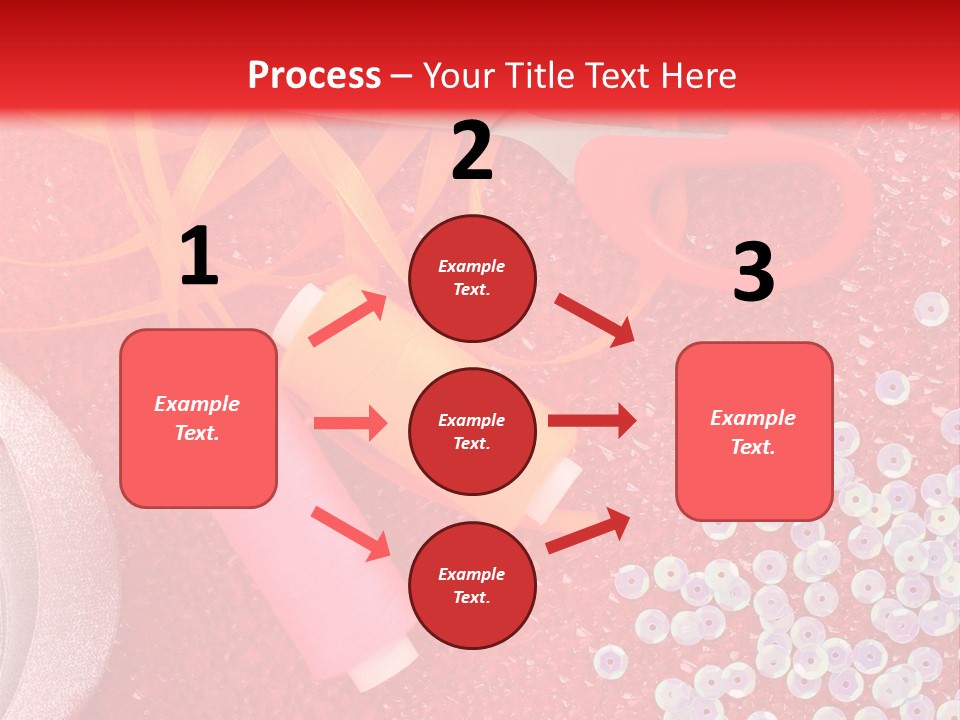 White Tailor Fabric PowerPoint Template
