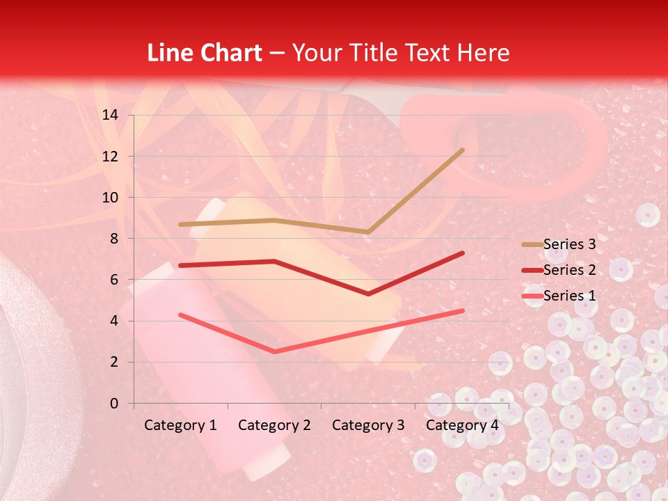 White Tailor Fabric PowerPoint Template