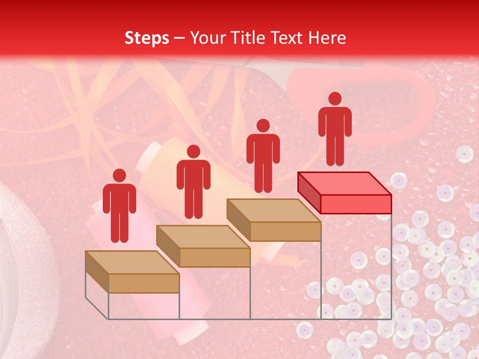 White Tailor Fabric PowerPoint Template