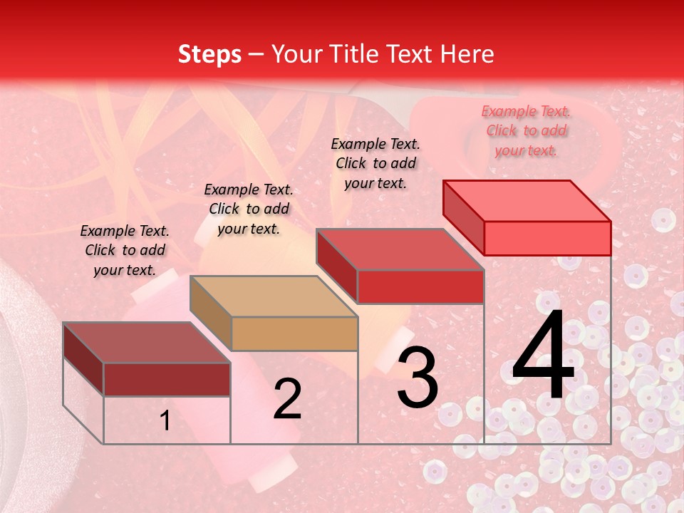 White Tailor Fabric PowerPoint Template