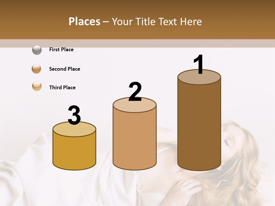 Sensuality Serenity Portrait PowerPoint Template