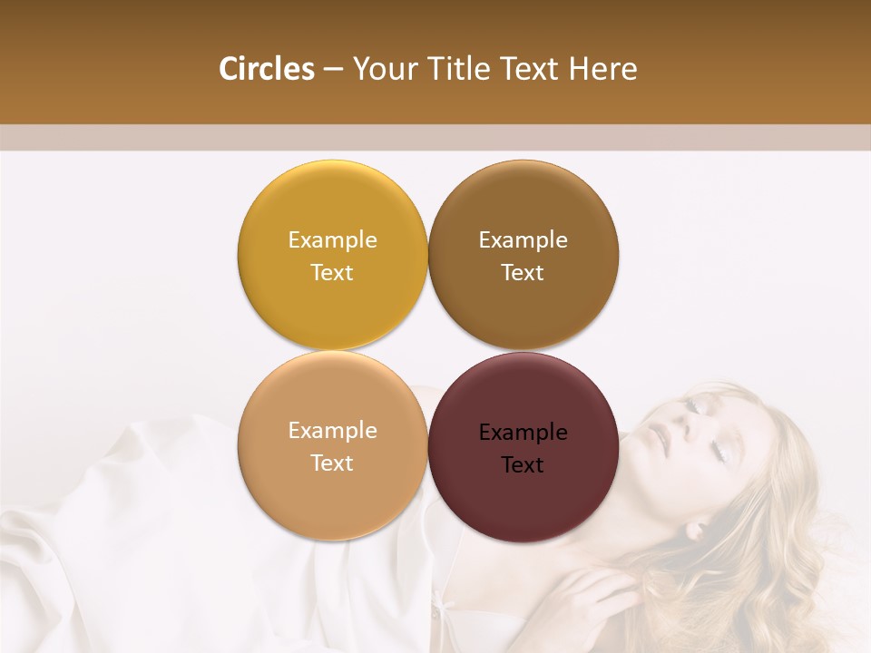 Sensuality Serenity Portrait PowerPoint Template