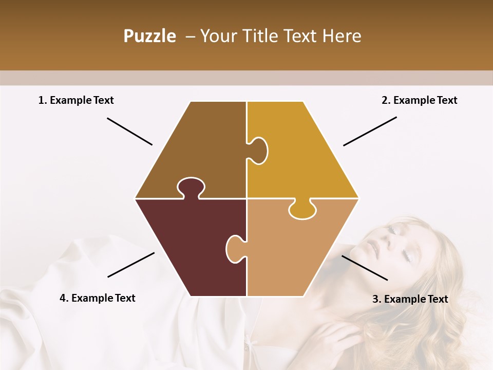 Sensuality Serenity Portrait PowerPoint Template