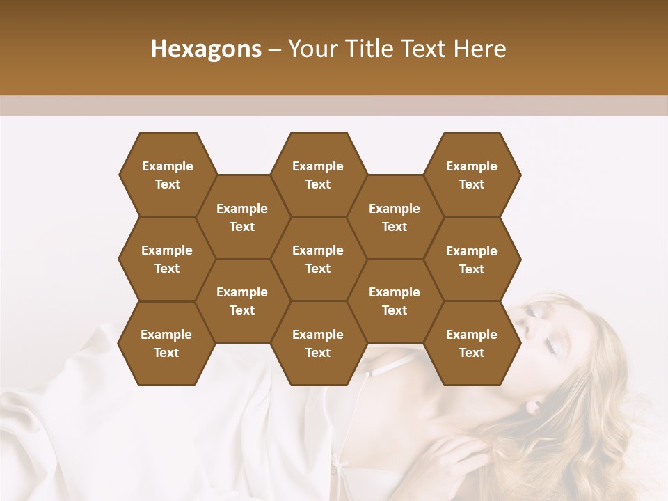 Sensuality Serenity Portrait PowerPoint Template