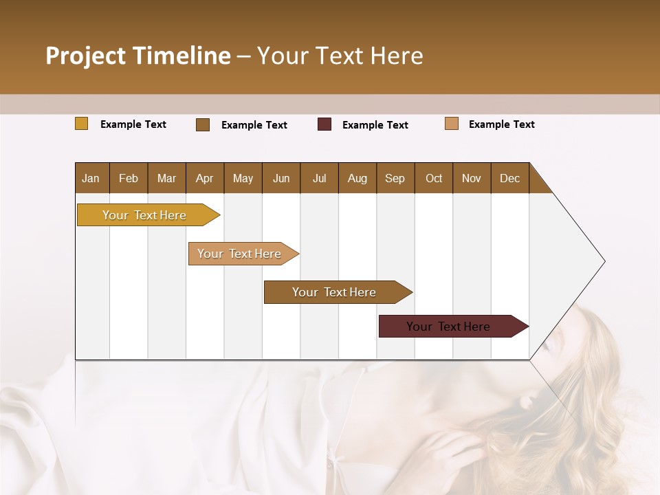 Sensuality Serenity Portrait PowerPoint Template