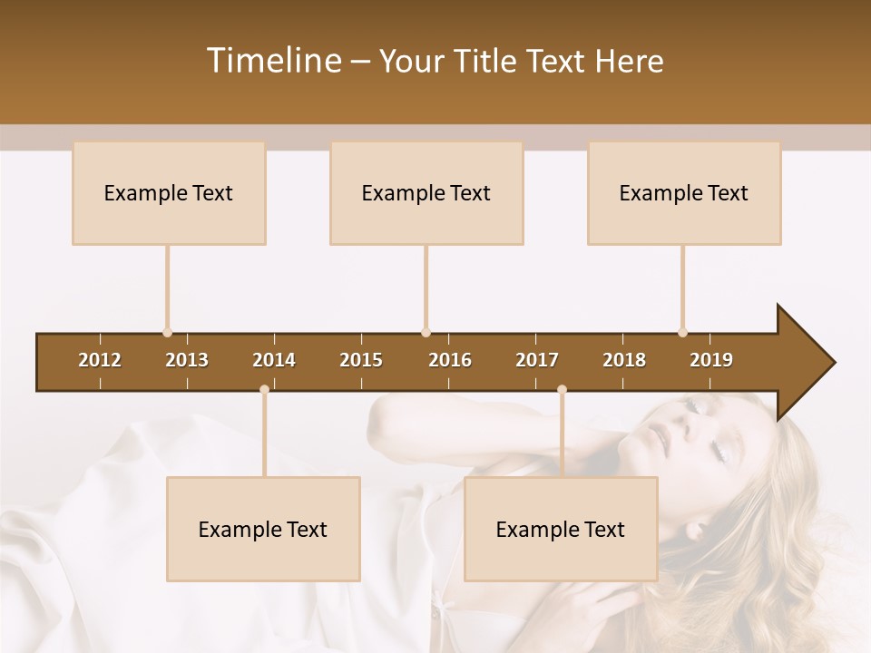 Sensuality Serenity Portrait PowerPoint Template