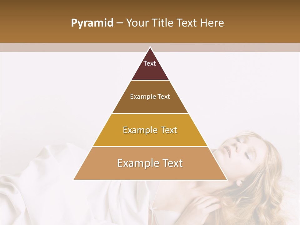 Sensuality Serenity Portrait PowerPoint Template