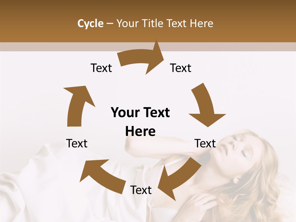 Sensuality Serenity Portrait PowerPoint Template