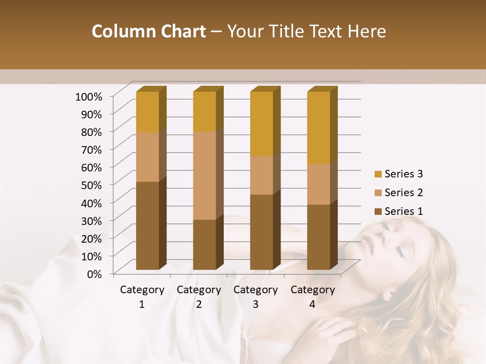 Sensuality Serenity Portrait PowerPoint Template