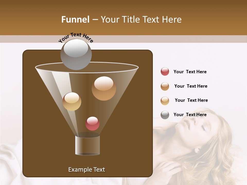 Sensuality Serenity Portrait PowerPoint Template