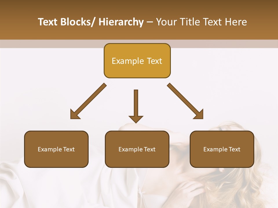 Sensuality Serenity Portrait PowerPoint Template