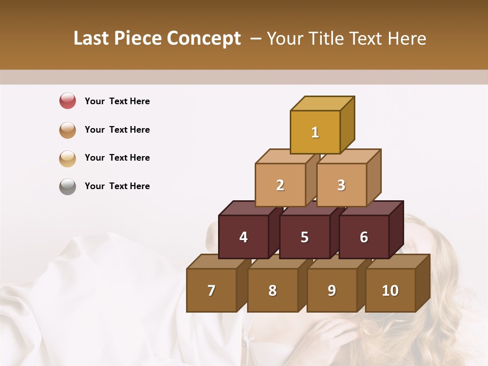 Sensuality Serenity Portrait PowerPoint Template