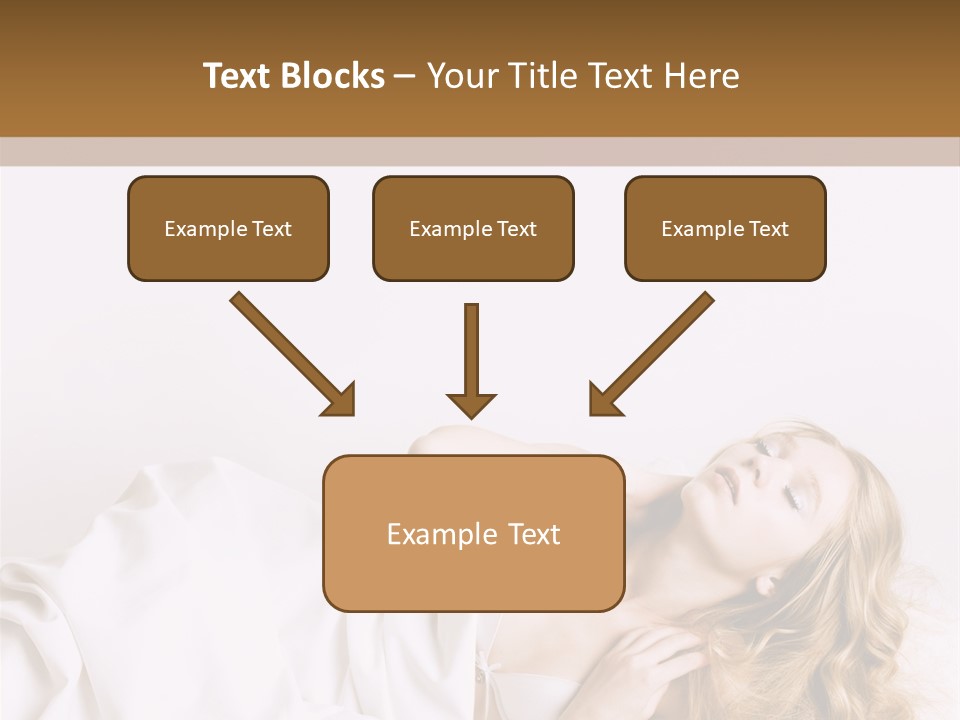 Sensuality Serenity Portrait PowerPoint Template