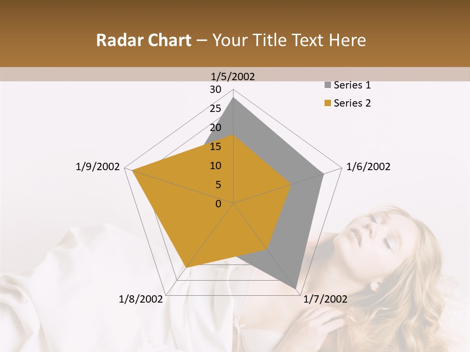 Sensuality Serenity Portrait PowerPoint Template