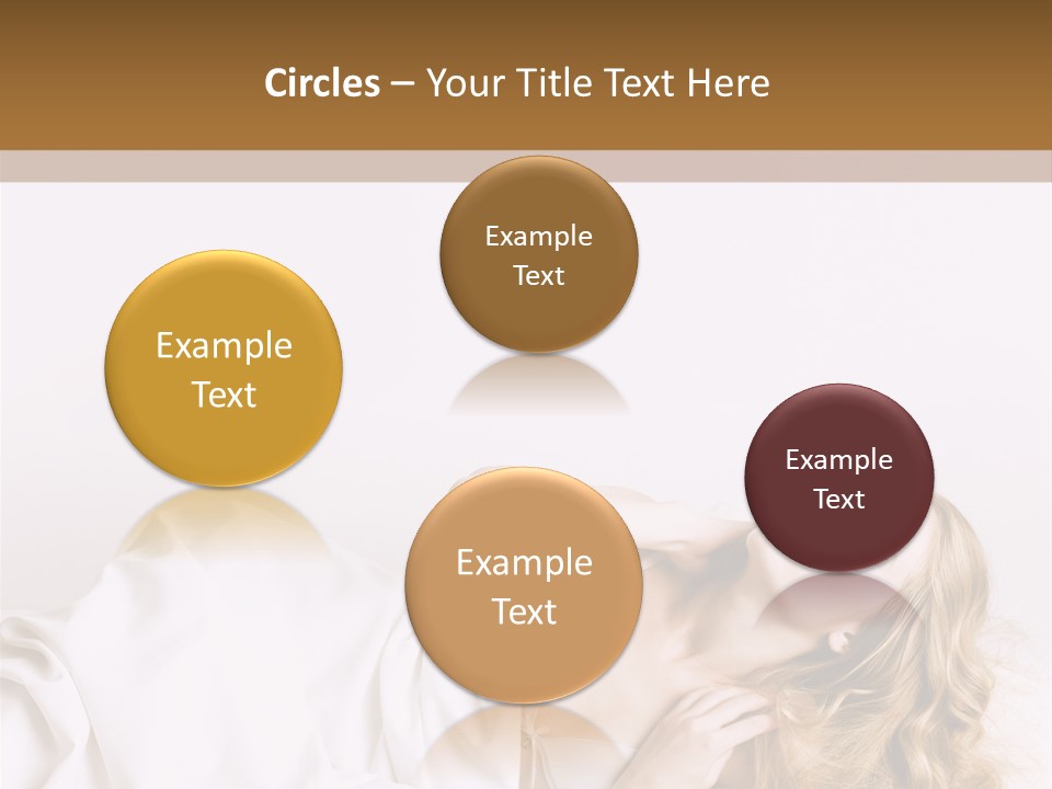 Sensuality Serenity Portrait PowerPoint Template