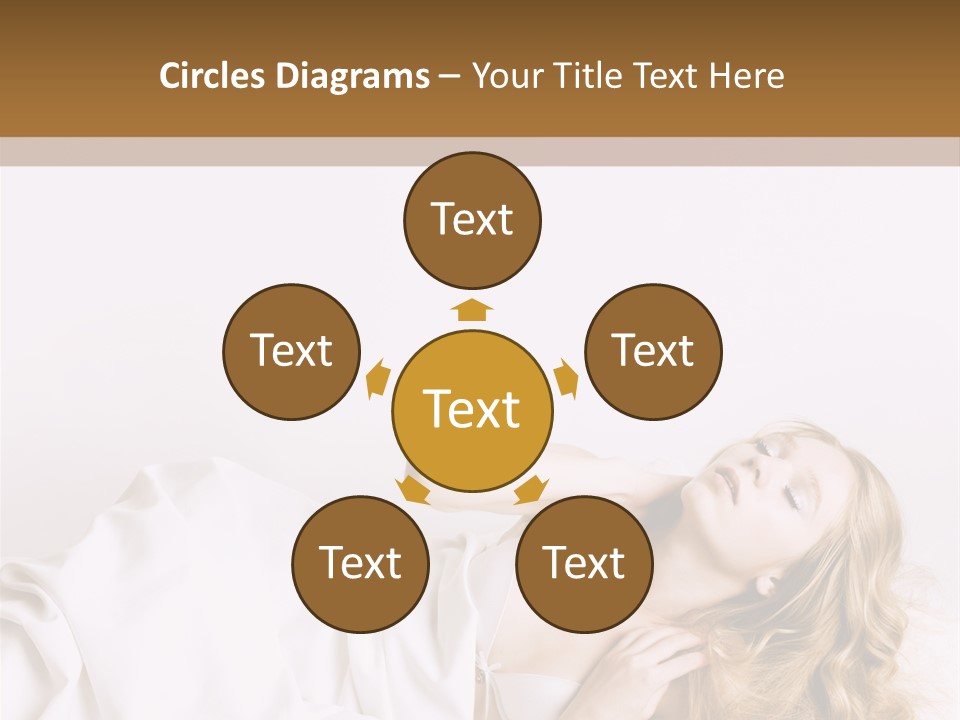 Sensuality Serenity Portrait PowerPoint Template