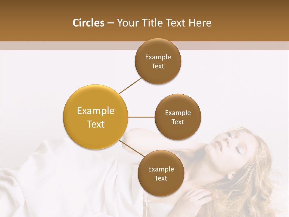 Sensuality Serenity Portrait PowerPoint Template