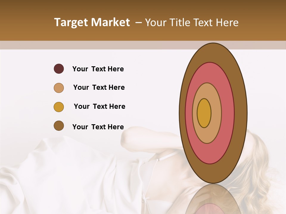 Sensuality Serenity Portrait PowerPoint Template