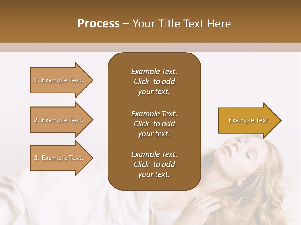 Sensuality Serenity Portrait PowerPoint Template