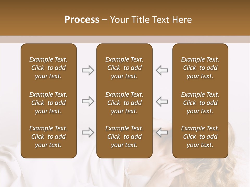 Sensuality Serenity Portrait PowerPoint Template