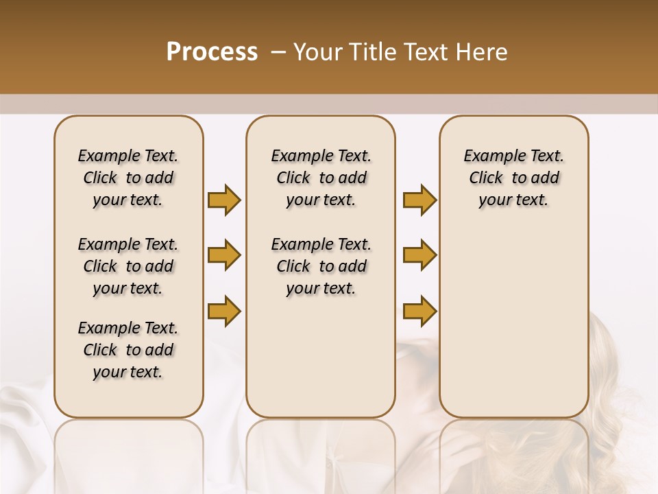 Sensuality Serenity Portrait PowerPoint Template