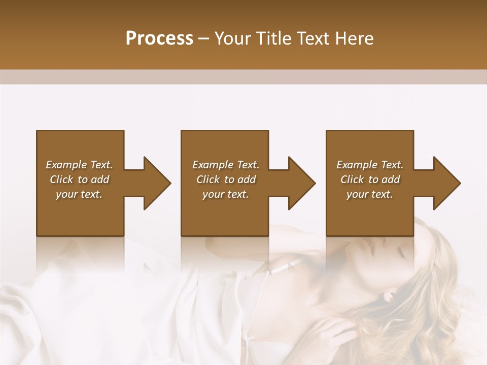 Sensuality Serenity Portrait PowerPoint Template