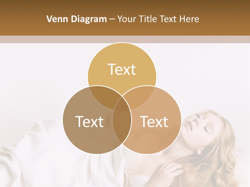 Sensuality Serenity Portrait PowerPoint Template