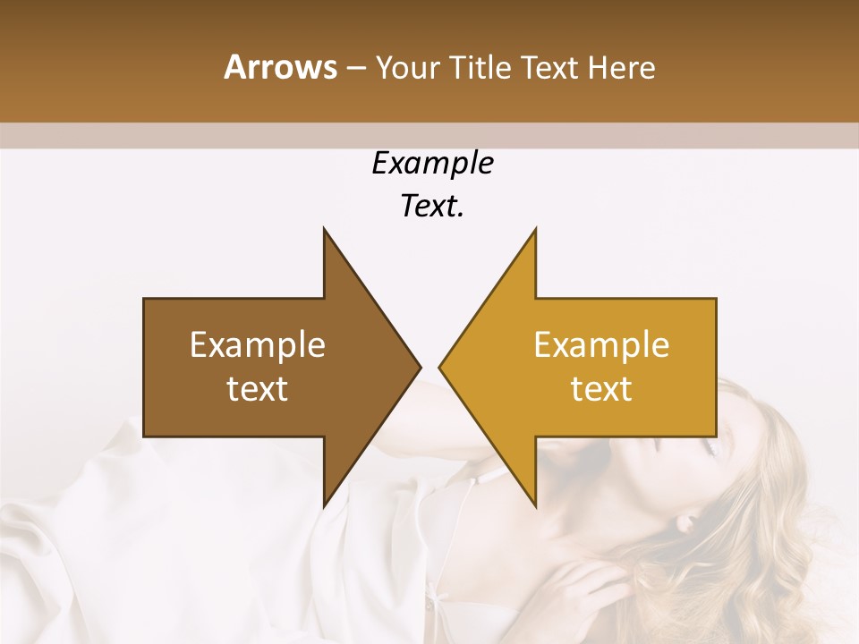 Sensuality Serenity Portrait PowerPoint Template