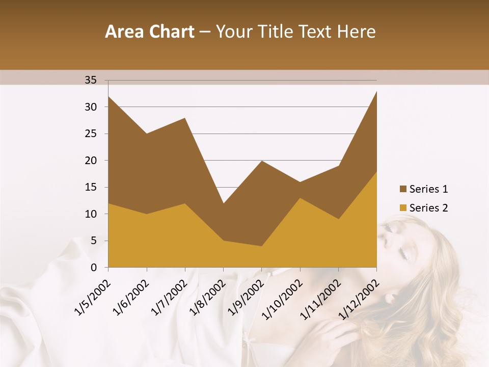 Sensuality Serenity Portrait PowerPoint Template