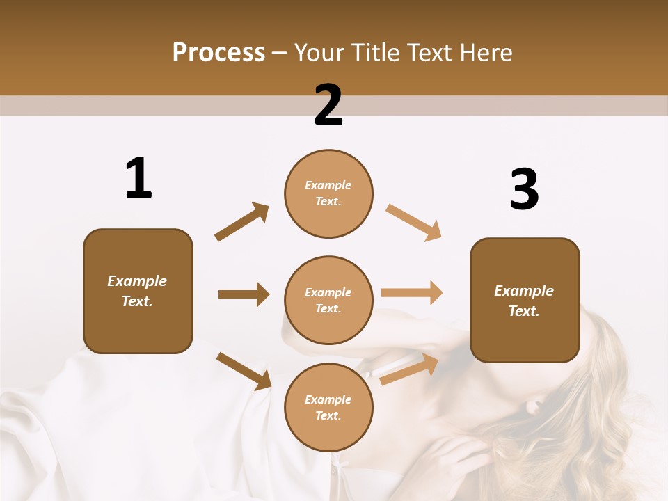 Sensuality Serenity Portrait PowerPoint Template