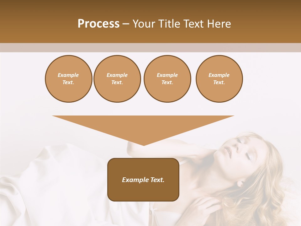 Sensuality Serenity Portrait PowerPoint Template