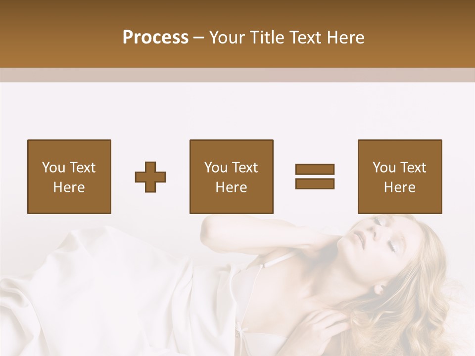 Sensuality Serenity Portrait PowerPoint Template