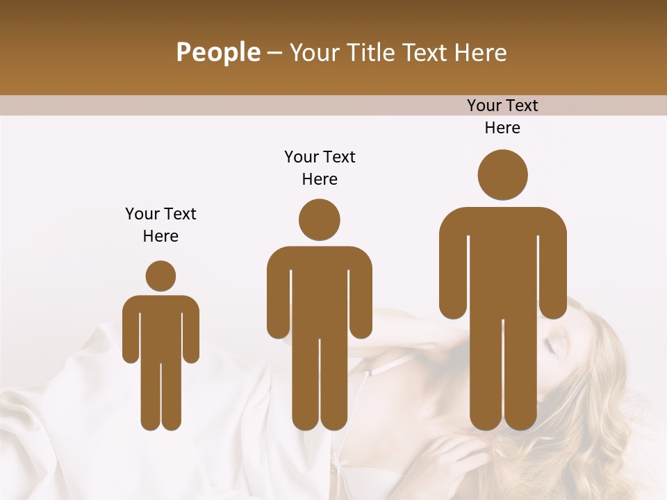 Sensuality Serenity Portrait PowerPoint Template