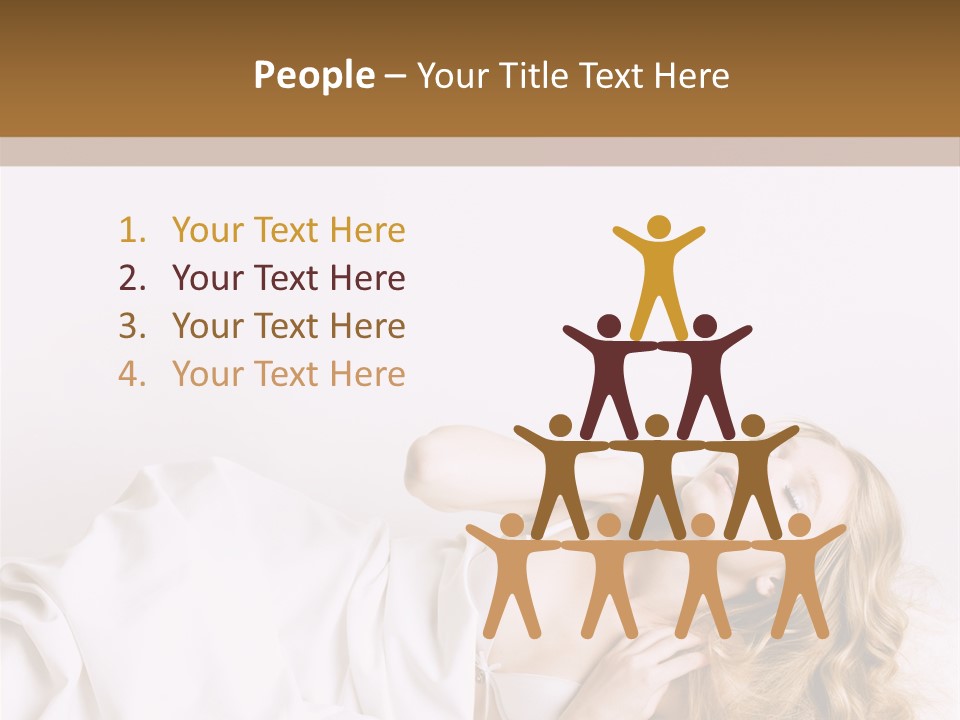 Sensuality Serenity Portrait PowerPoint Template