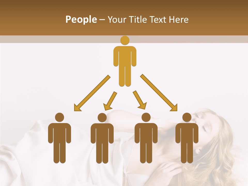 Sensuality Serenity Portrait PowerPoint Template